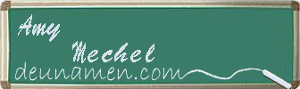 Amy Mechel Visitenkarte